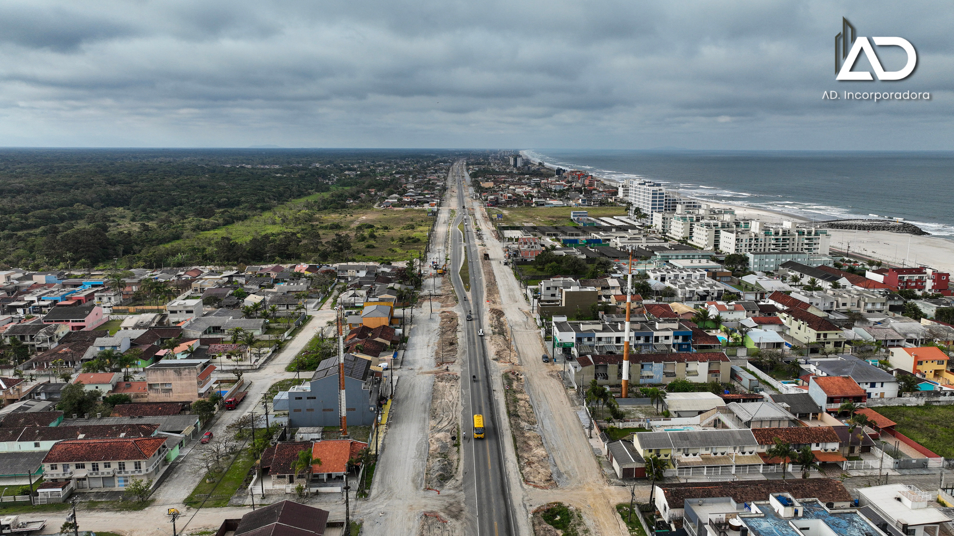 Obras de duplicação da PR-412 em Matinhos já avançam no Litoral do Paraná